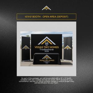 10'x10' BOOTH - OPEN AREA (25% DEPOSIT)