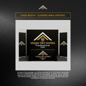 10'x20' BOOTH - COVERED AREA (25% DEPOSIT)