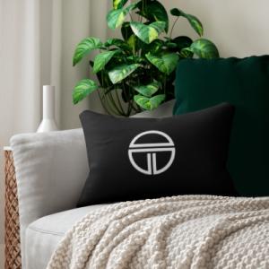 Minimal Geometric Trypto Lumbar Pillow