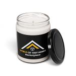 World of Tiny Homes Logo Candle | Scented Soy Candle 9oz